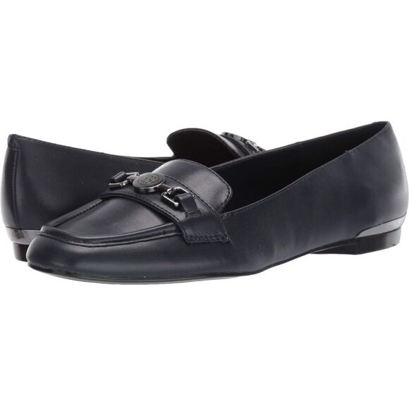 Women’s Navy Bandolino Flavia Loafers Size 8.5.  B64 - Picture 1 of 9